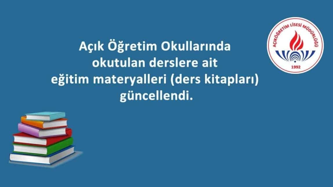 AÇIK ÖĞRETİM EĞİTİM MATERYALLERİ